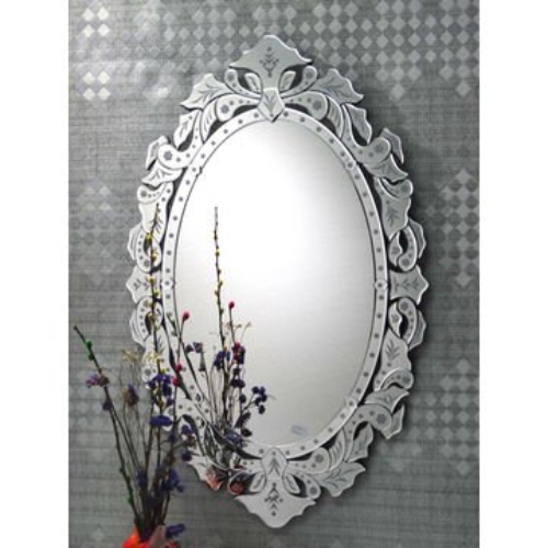 Quality Glass Ovel Venetian Mirror for Living Room 30″X48″ Inches