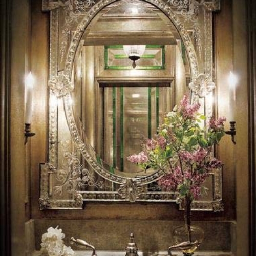 Quality Glass Venetian Mirror for Living Room 36″X48″